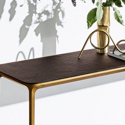 Sovet Italia Slim 4 Legs Console Table in Different Sizes & Finishes