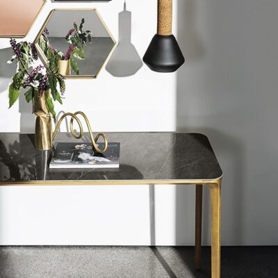 Sovet Italia Slim 4 Legs Console Table in Different Sizes & Finishes