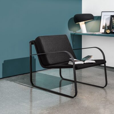 Sovet Italia Bugatti Armchair Lounge Chair In Leather, Fabric or Velvet