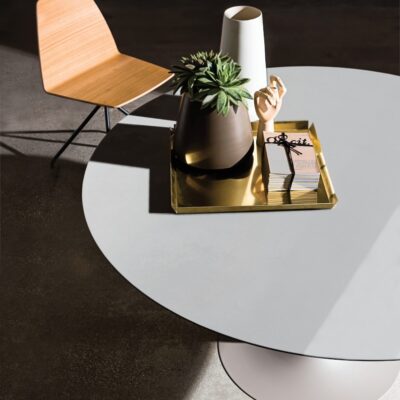 Sovet Italia Flute Dining Table in Different Sizes, Shapes & Finishes