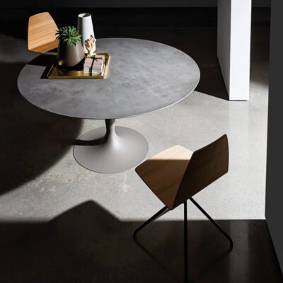 Sovet Italia Flute Dining Table in Different Sizes, Shapes & Finishes