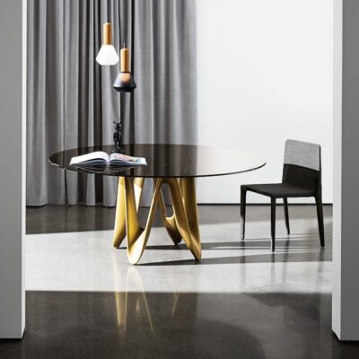 Sovet Italia Lambda Fixed Dining Table in Different Sizes & Finishes