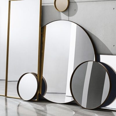 Sovet Italia Visual Rectangular Wall or Floor Mirror in Different Finishes & Sizes