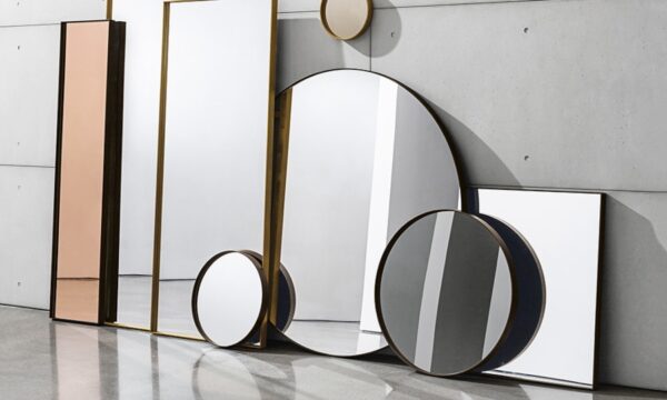 Sovet Italia Visual Rectangular Wall or Floor Mirror in Different Finishes & Sizes