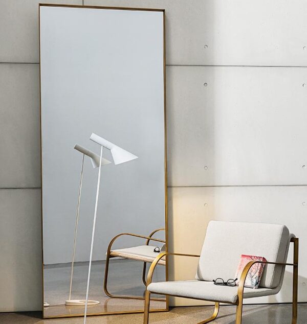 Sovet Italia Visual Rectangular Wall or Floor Mirror in Different Finishes & Sizes