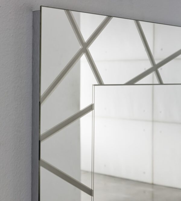 Sovet Italia Segment Wall Mirror Square or Rectangular in 5 Sizes