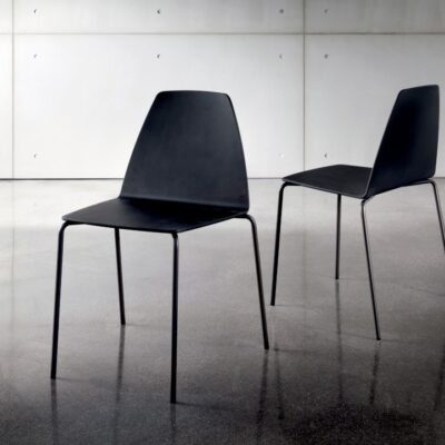 Sovet Italia Sila 4 Legs Chair Stackable in Different Finishes