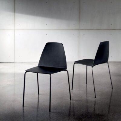 Sovet Italia Sila 4 Legs Chair Stackable in Different Finishes