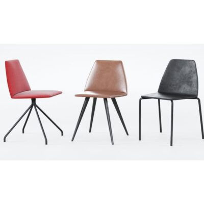 Sovet Italia Sila 4 Legs Chair Stackable in Different Finishes