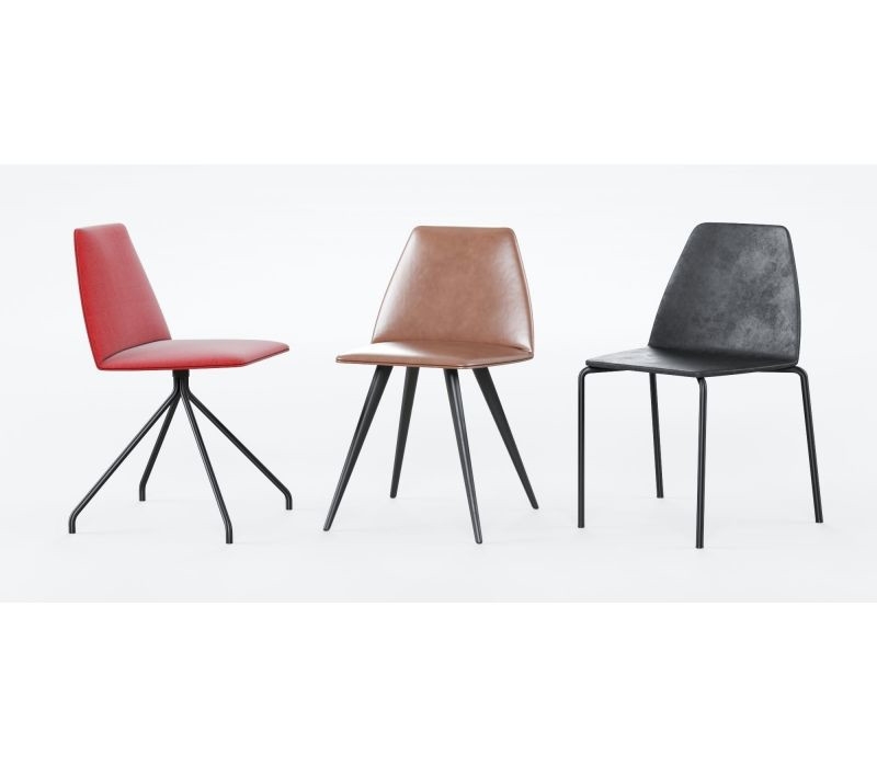 Sovet Italia Sila 4 Legs Chair Stackable in Different Finishes