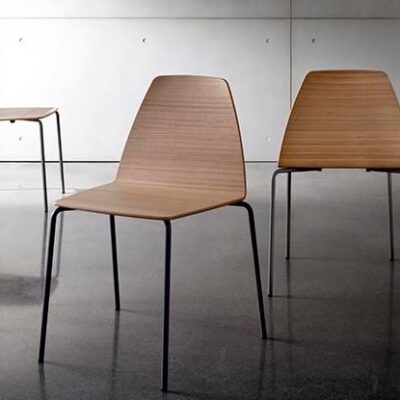 Sovet Italia Sila 4 Legs Chair Stackable in Different Finishes