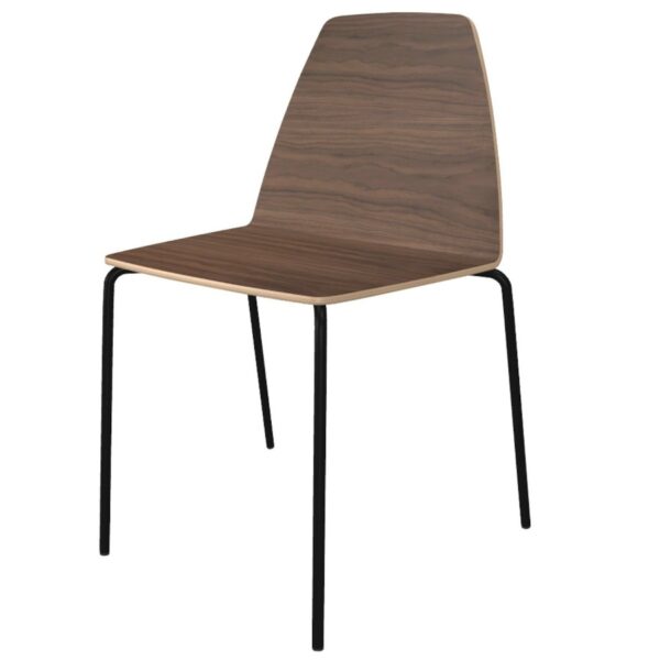 Sovet Italia Sila 4 Legs Chair Stackable in Different Finishes