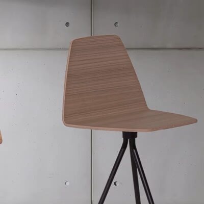 Sovet Italia Sila Bar Stool in 3 Different Wood Finishes