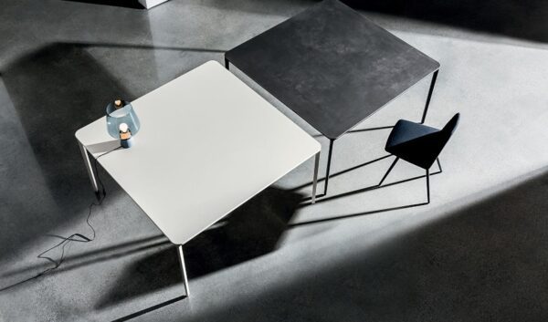 Sovet Italia Slim Fixed Dining Table in Different Sizes & Finishes