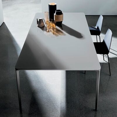 Sovet Italia Slim Fixed Dining Table in Different Sizes & Finishes