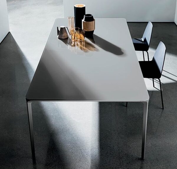 Sovet Italia Slim Fixed Dining Table in Different Sizes & Finishes