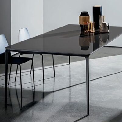 Sovet Italia Slim Fixed Dining Table in Different Sizes & Finishes