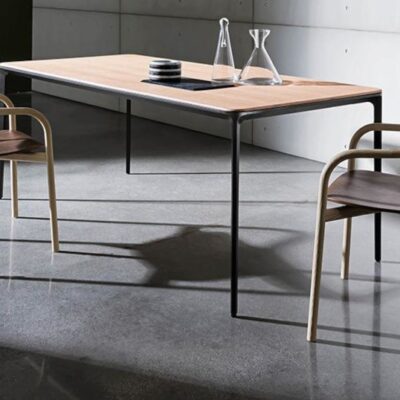 Sovet Italia Slim Fixed Dining Table in Different Sizes & Finishes