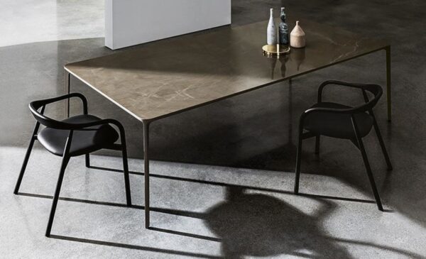 Sovet Italia Slim Fixed Dining Table in Different Sizes & Finishes