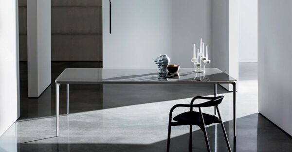 Sovet Italia Slim Fixed Dining Table in Different Sizes & Finishes