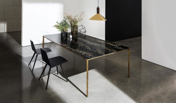 Sovet Italia Slim Fixed Dining Table in Different Sizes & Finishes