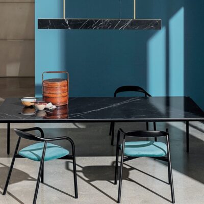 Sovet Italia Slim Fixed Dining Table in Different Sizes & Finishes