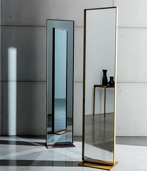 Sovet Italia Visual Free Standing Floor Mirror in Different Finishes