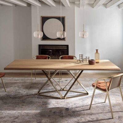 Bontempi Casa Delta Dining Rectangular Table