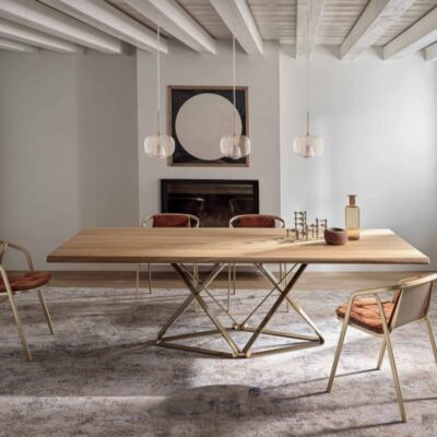 Bontempi Casa Delta Dining Rectangular Table