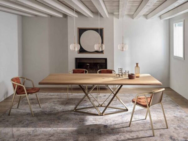 Bontempi Casa Delta Dining Rectangular Table