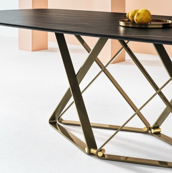 Bontempi Casa Delta Dining Rectangular Table