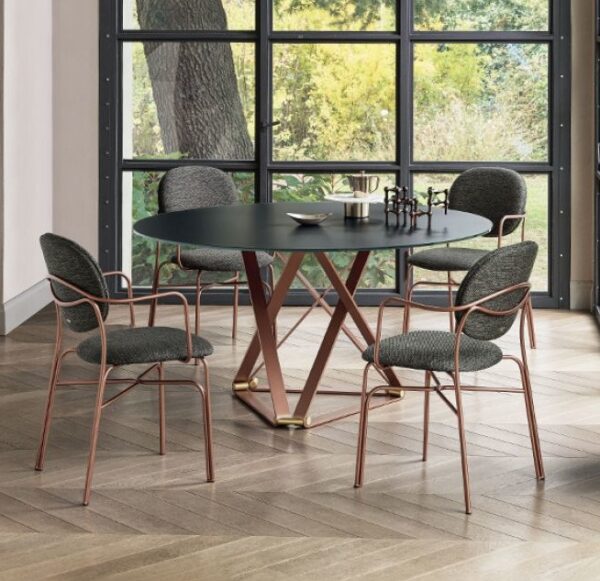 Bontempi Casa Delta Round Dining Table-0