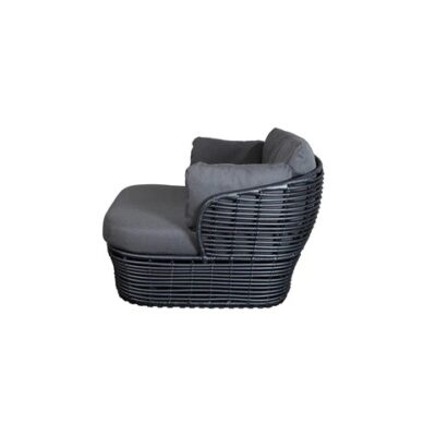 Cane-line Basket lounge chair, incl. Cane-line AirTouch cushion set