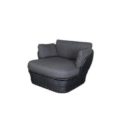 Cane-line Basket lounge chair, incl. Cane-line AirTouch cushion set