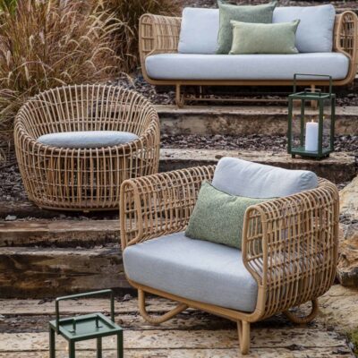 Cane-line Outdoor Nest Lounge Chair in 2 Different Colours