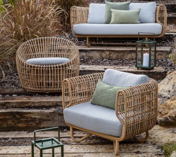 Cane-line Outdoor Nest Lounge Chair in 2 Different Colours