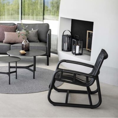 Cane-line Outdoor Curve Lounge Chair in 2 Different Colours