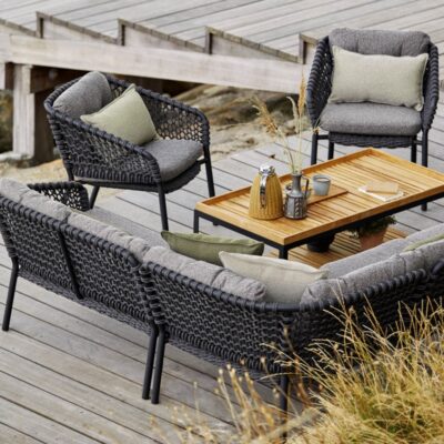 Cane-line Outdoor Ocean Lounge Chair with Optional Quick Dry Cushions