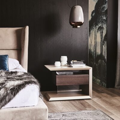 Cattelan Italia Biagio Reversible Bedside Table in Different Finishes