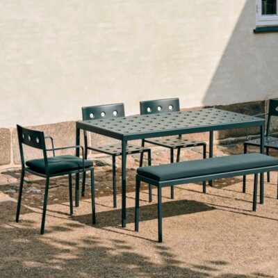 Hay Balcony Outdoor Fixed Dining Table in Different Sizes & Finishes