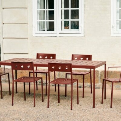 Hay Balcony Outdoor Fixed Dining Table in Different Sizes & Finishes