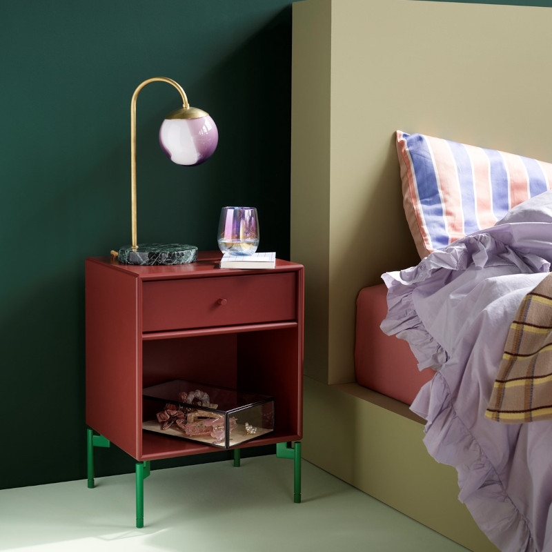 Montana Dream Nightstand Bedside Table in Different Finishes & Mountings