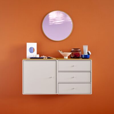 Montana Mini 1007 Bedside Table Wall Mounted in Different Colours