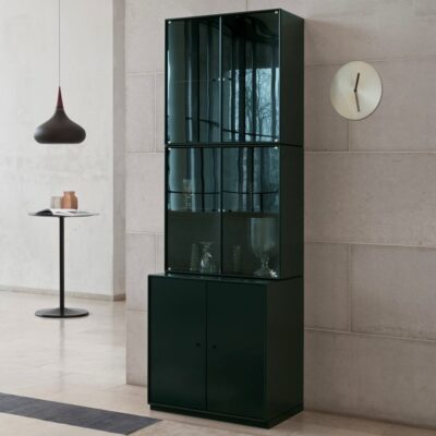 Montana Rise Display Cabinet Wall or Plinth Mounted in Different Colours