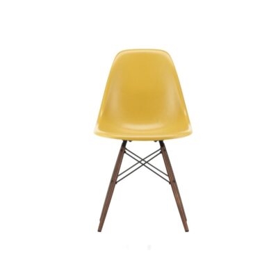 Eames Fiberglass Side Chair DSW wooden base & Upholstery-78728