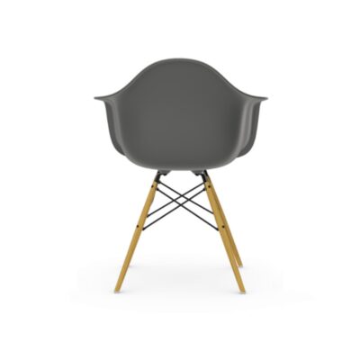 Eames Plastic Armchair DAW with Wood Base & Upholstery-78426