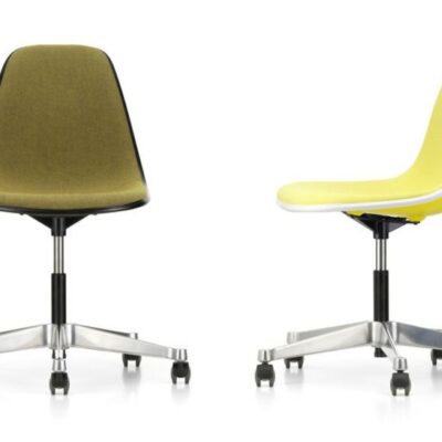 Eames Plastic Side Chair PSCC with Seat or Full Upholstery-78842