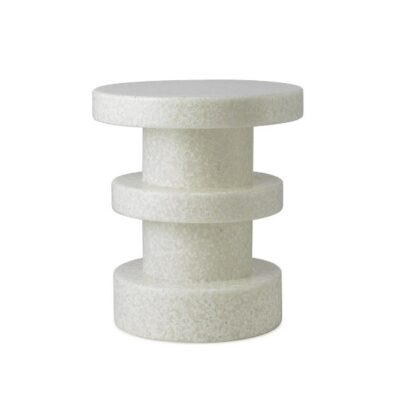 Normann Copenhagen Bit Stack Stool in White & White