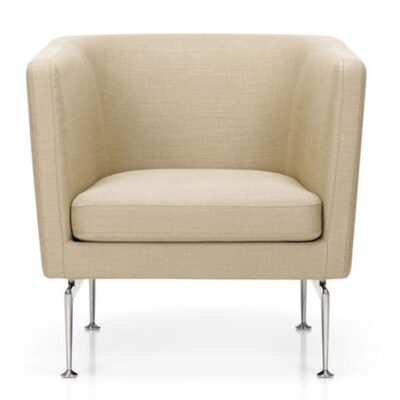 Vitra Suita Club Armchair Fabric & Leather Upholstery-0