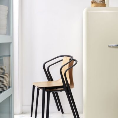 Vitra Belleville Armchair Plastic Or Wooden For Indoor & Outdoor-78015